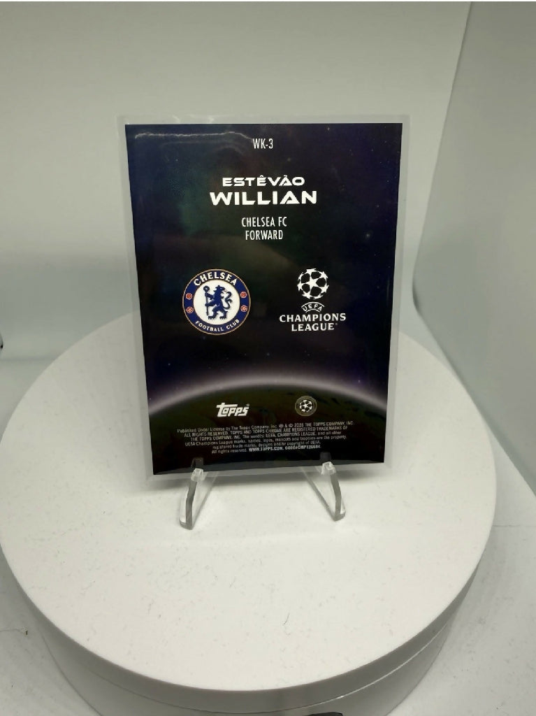2025-26 Topps Chrome Wonderkids Estevao Willian RC Chelsea Rookie Insert