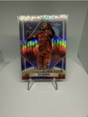 2025-26 Topps Chrome Rio Ngumoha Wonderkids RC Liverpool Rookie Insert