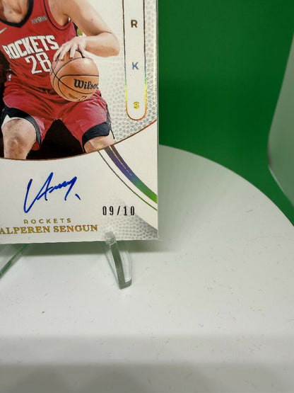 2024 Immaculate Alperen Sengun Auto Patch /10 Rockets SSP RPA #09/10
