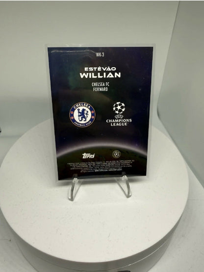 2025-26 Topps Chrome Wonderkids Estevao Willian RC Chelsea Rookie Insert