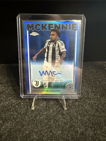 Weston McKennie Auto /150 – Topps Chrome UCC 2024/25 Juventus Autograph