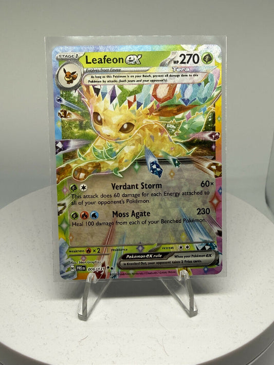 Pokémon Leafeon ex 006/131 Double Rare – Prismatics