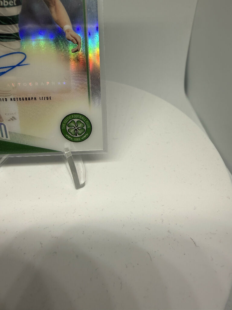 2025/26 Topps Chrome UEFA Alistair Johnston Auto Celtic FC Europa League