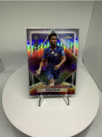 2025-26 Topps Chrome Wonderkids Estevao Willian RC Chelsea Rookie Insert