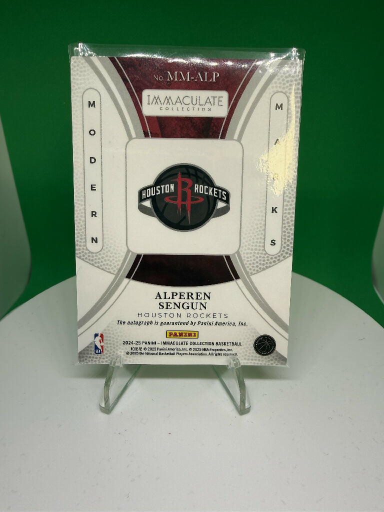 2024 Immaculate Alperen Sengun Auto Patch /10 Rockets SSP RPA #09/10