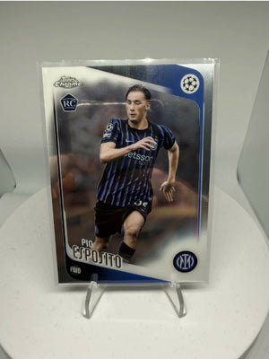 2025-26 Topps Chrome Pio Esposito RC Rookie Inter Milan UEFA