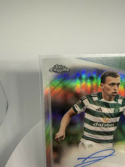 2025/26 Topps Chrome UEFA Alistair Johnston Auto Celtic FC Europa League