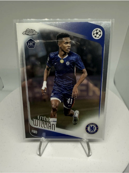 2025-26 Topps Chrome Estevao Willian RC Chelsea Rookie UEFA Champions League