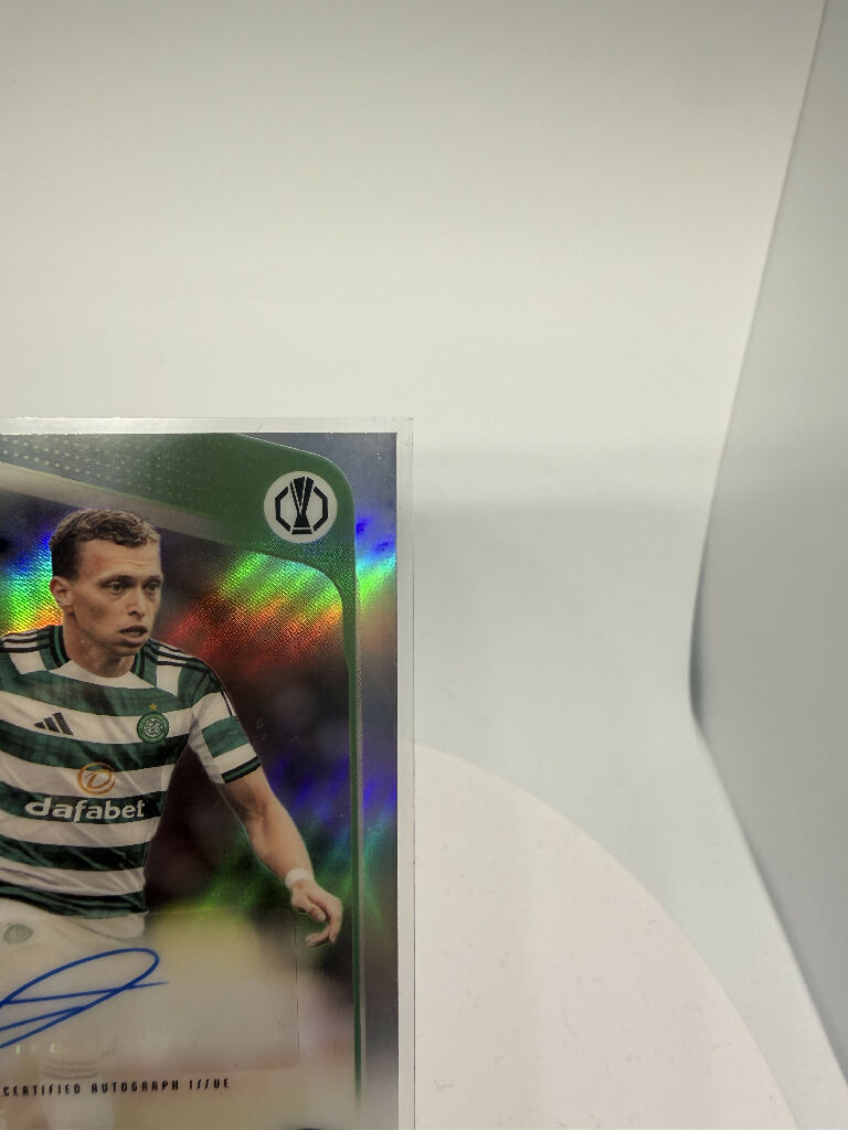 2025/26 Topps Chrome UEFA Alistair Johnston Auto Celtic FC Europa League