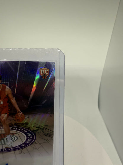 2025/26 Topps Chrome NBA Yang Hansen Rookie Auto Purple Refractor /75 Portland Trail Blazers